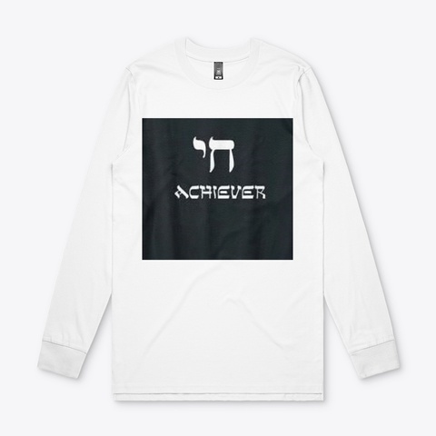 Achiever
 White T-Shirt Front