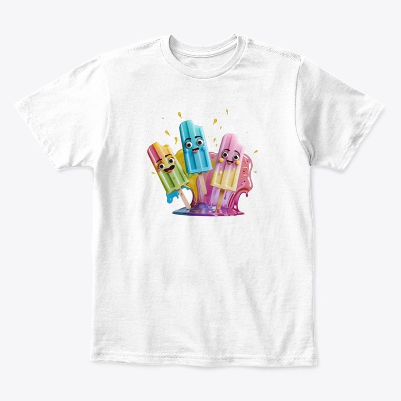Melting popsicles in summer 