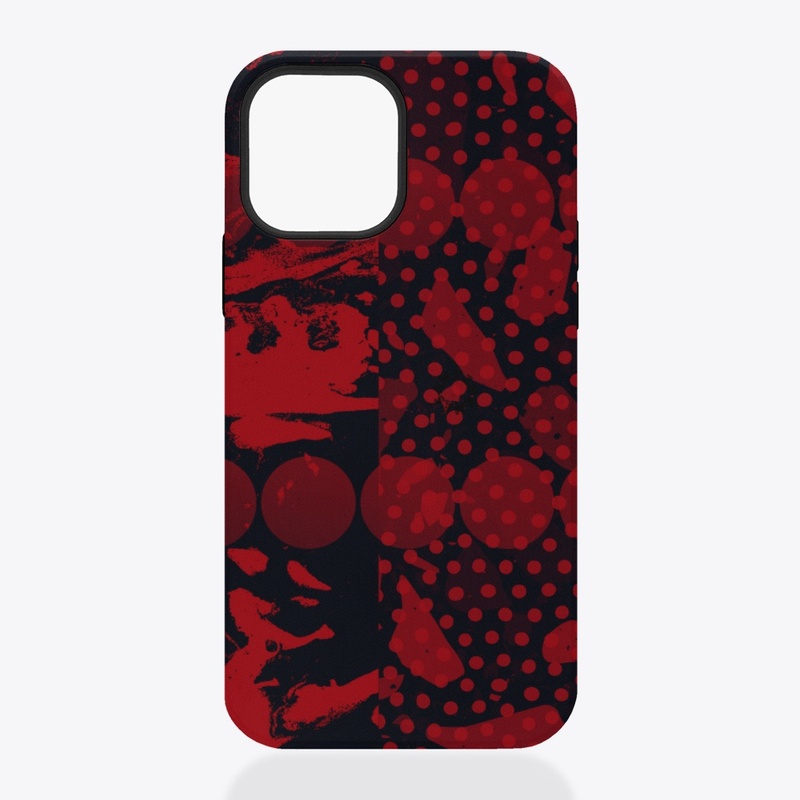 Gorgeous Red Black Abstract 