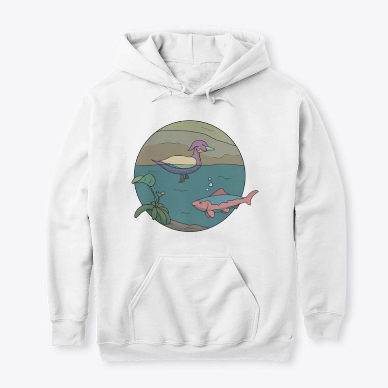 Wood Duck and Trout