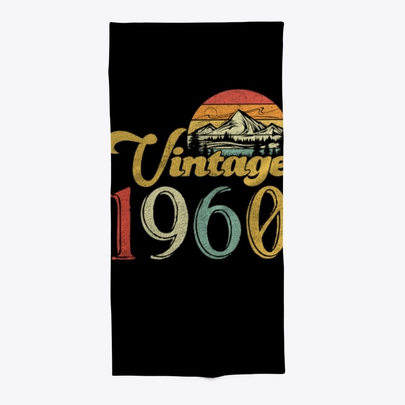 Vintage 1960 Sunset Retro 60th Birthday