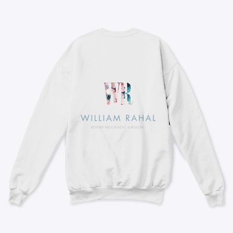 Bbl Peach Emoji Crewneck Sweatshirt White  T-Shirt Back