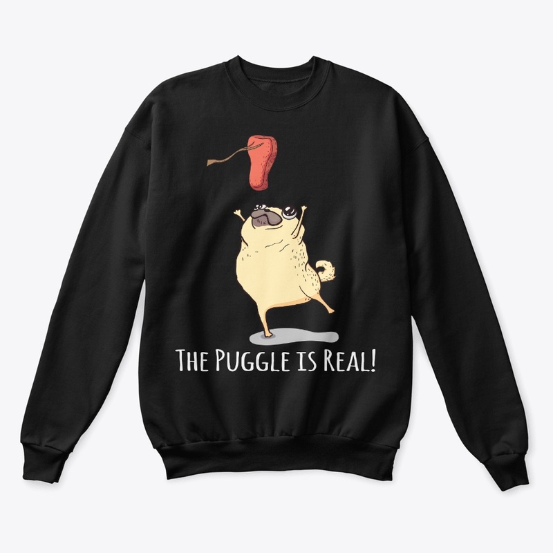 Funny Pug Lover Gift, The Puggle Is Real
