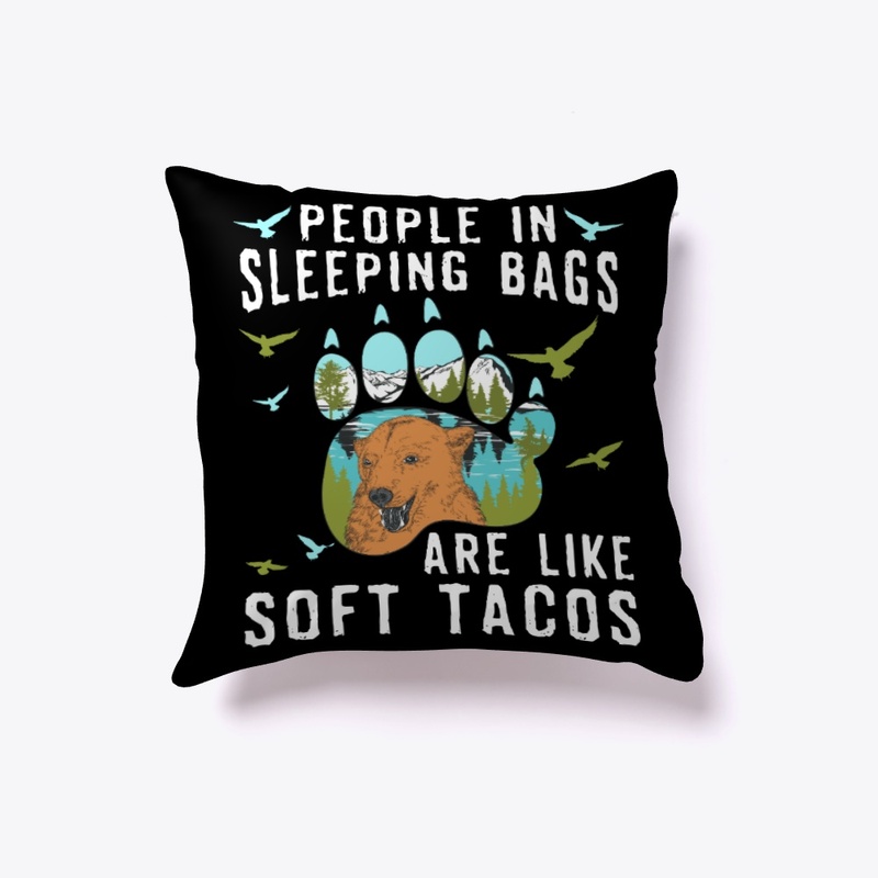 Camping Gift People In Sleeping Bags