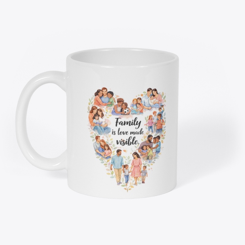 Family Love Made Visible - Wall Art, Mug