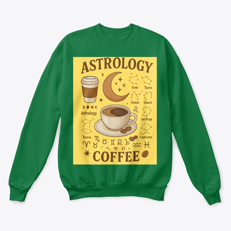 coffee-themed t-shirt design