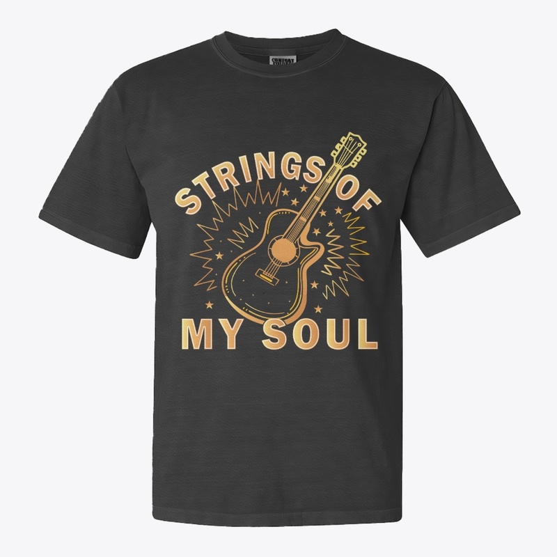 The Strings of My Soul T-Shirt Design 