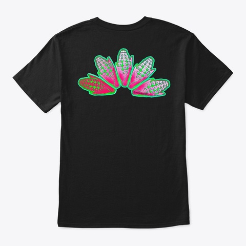 Watermelon Cintli Black T-Shirt Back