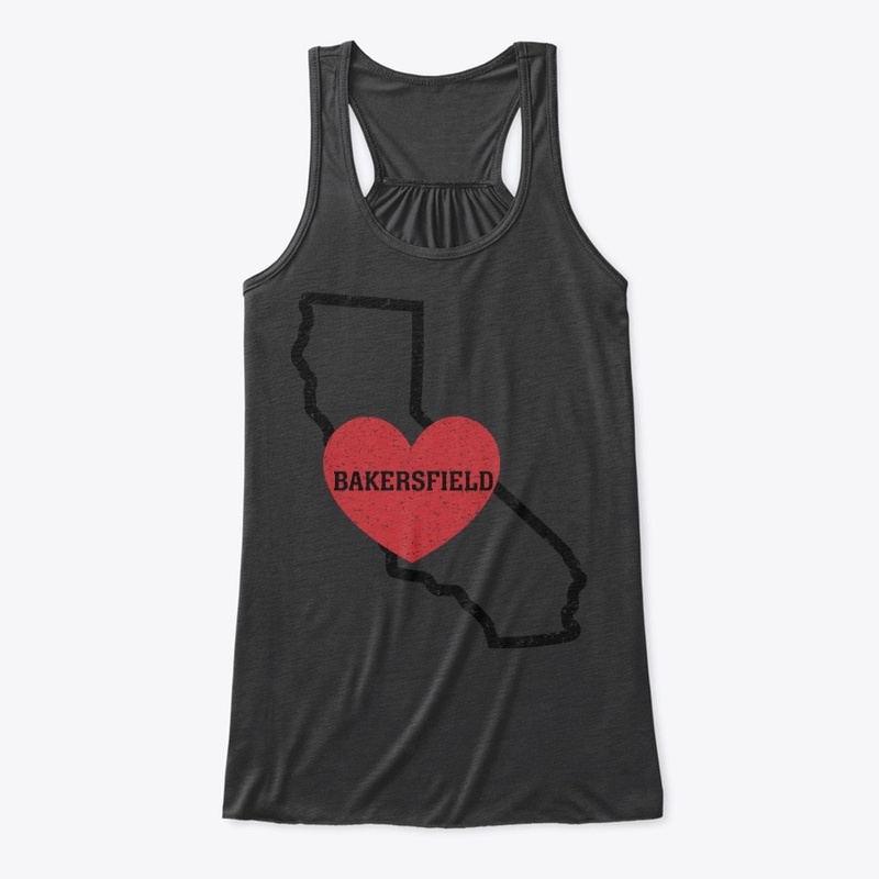Bakersfield California Heart Shirt 