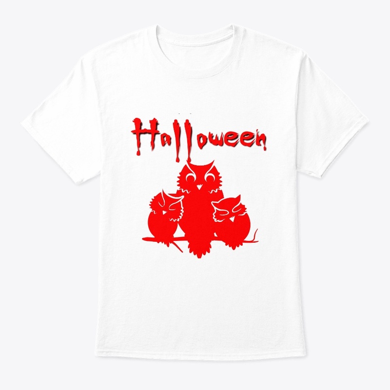 Halloween - Hiboux rouges