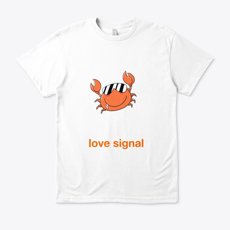 funny crab  love signal
