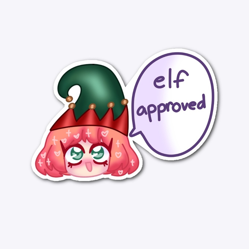 Elf Approved Sticker