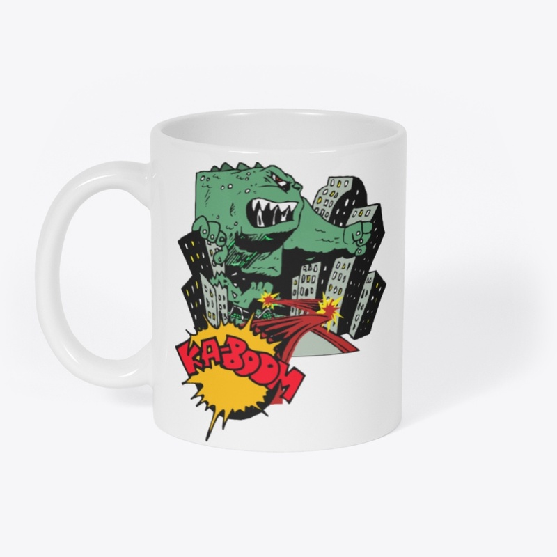 Monster Attacking the city