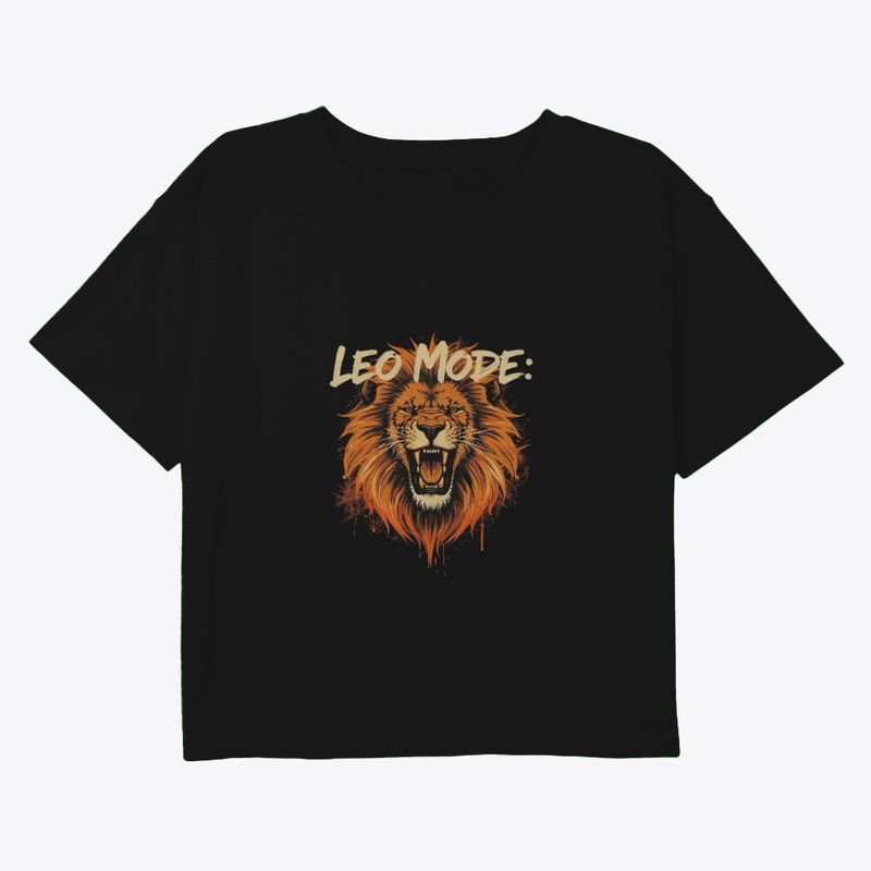Leo Mode Roaring Lion design