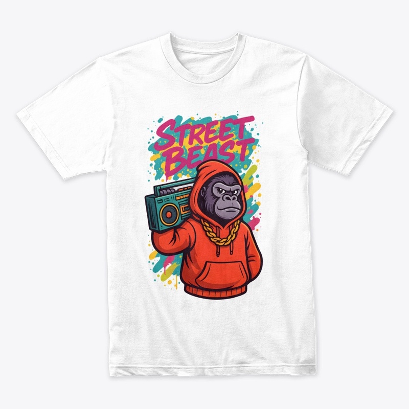 Street Beast Gorilla Hoodie Tee