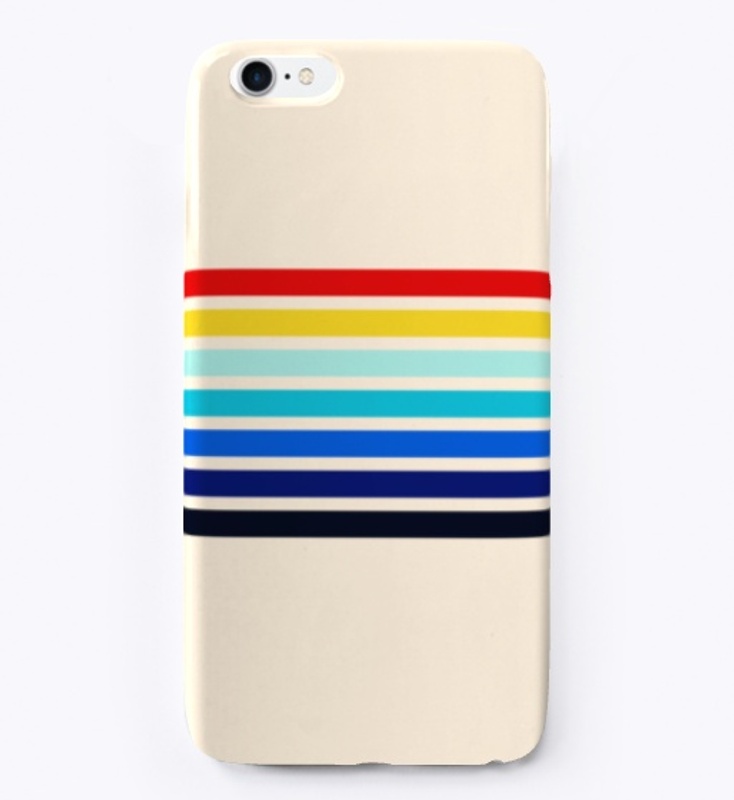 70s Style Retro Rainbow Stripes - Ina