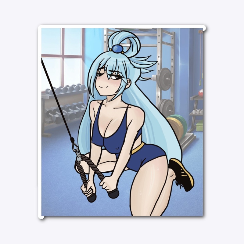 Smug Aqua at the Gym