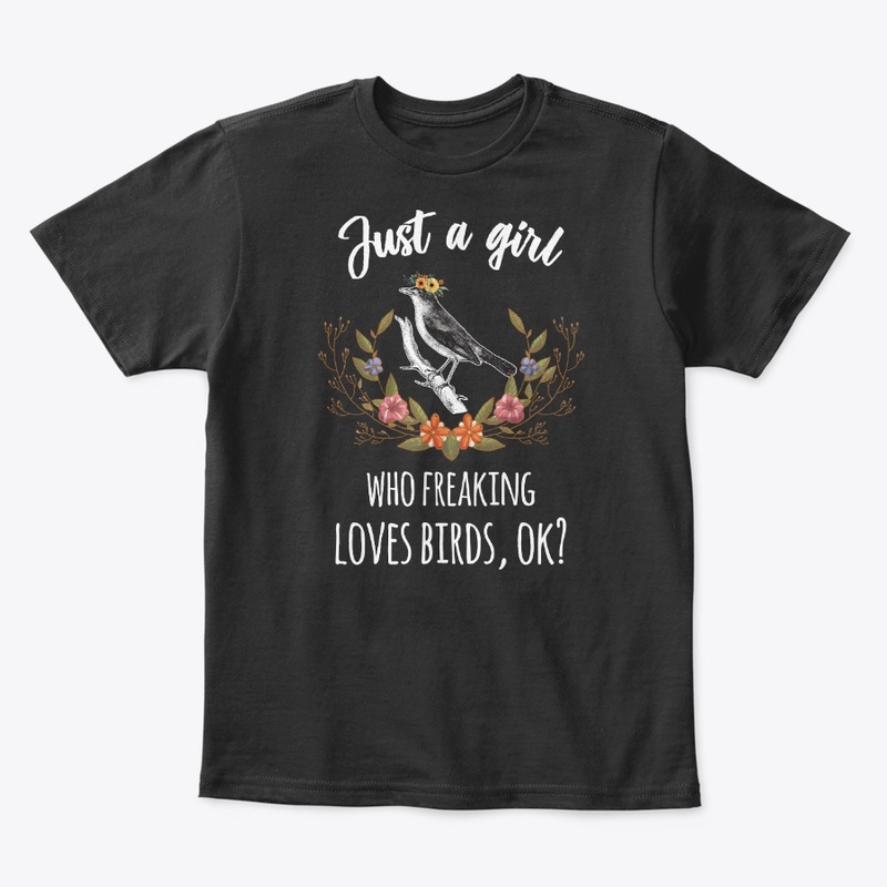 Just Girl Who Loves Birds Boho Style