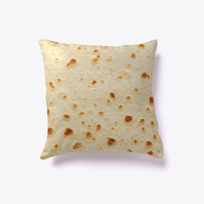 Flour Tortilla Throw Pillow