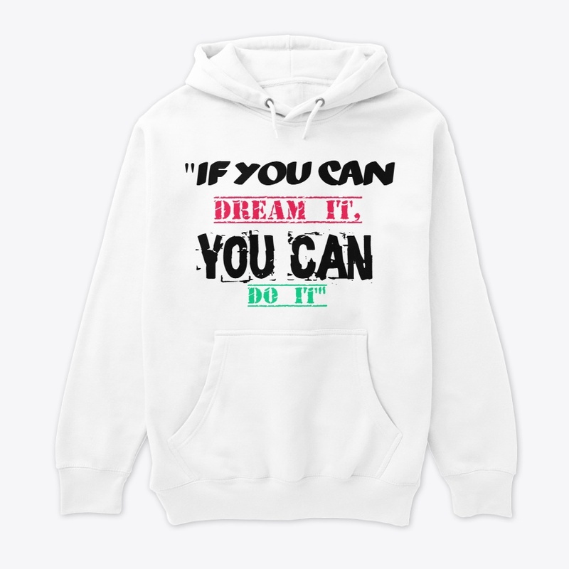 Unisex-Adult Cotton Hoodie - Motivation