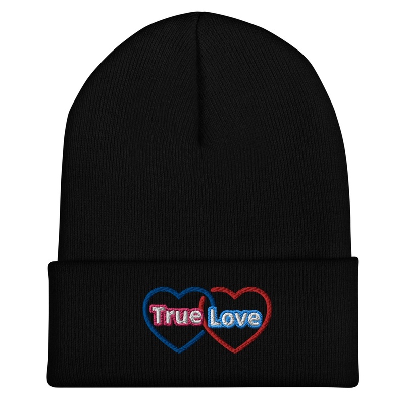 "True Love Black Mockup - Colorful mock