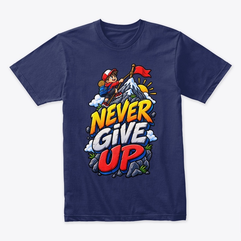 Never Give Up – Mountain Climber