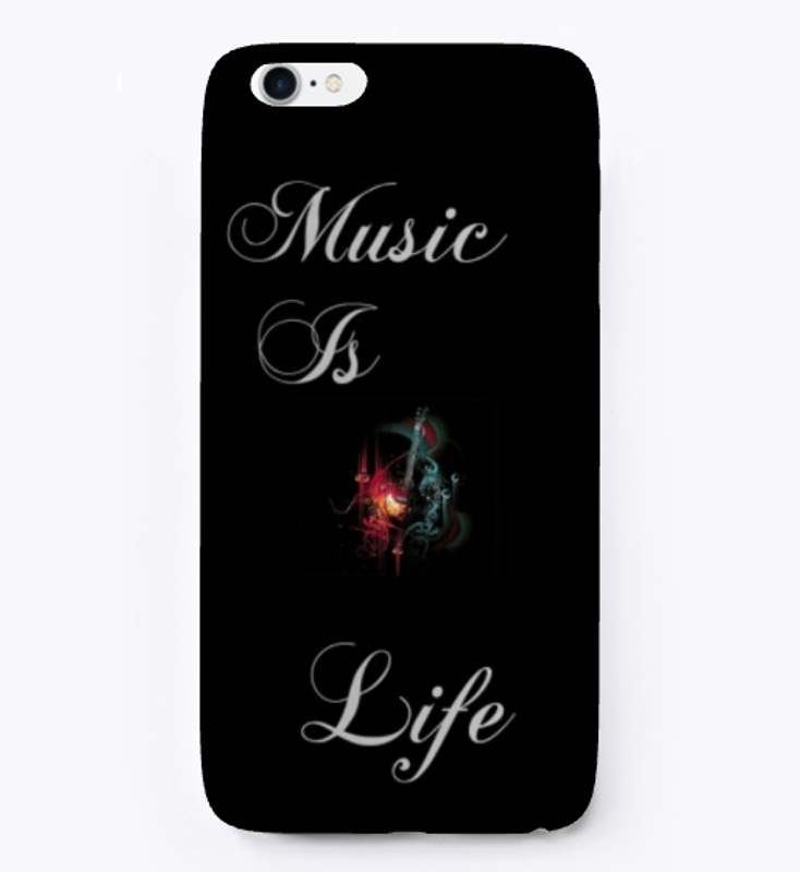 Black mobile cover
