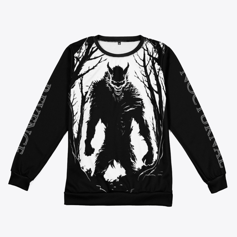 Nocturnal Revenge Werewolf Silhouette