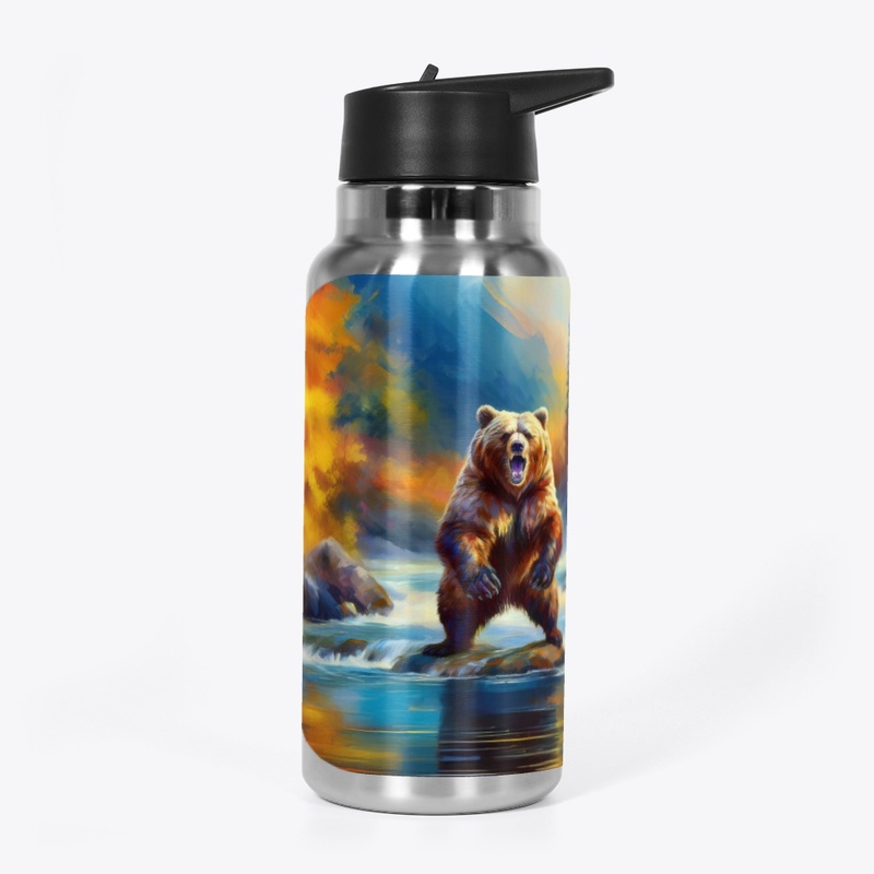 Bear standing on two legs