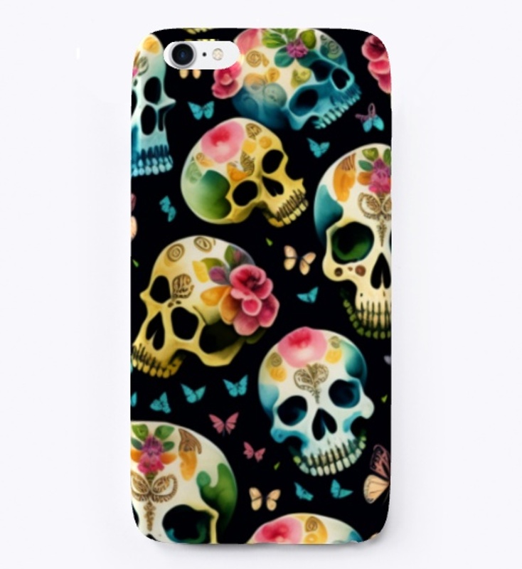 skulls art unisex tee n i phonecase