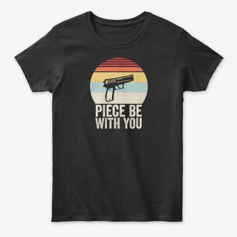 Vintage Gun Piece Be With You T-Shirt