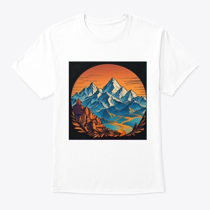 natural scene t shirt desing 