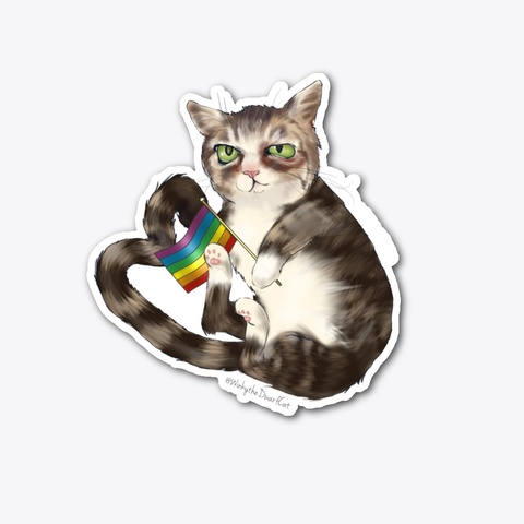 Winky Pride Sticker Standard T-Shirt Front