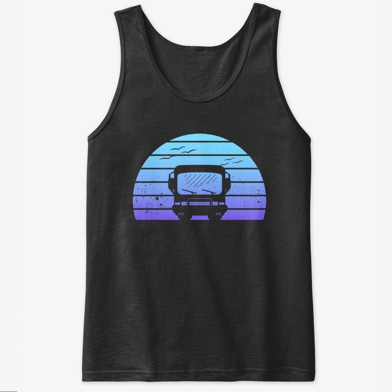 Classic Motorhome Silhouette Sunset Gift