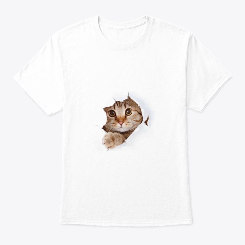 A Beautiful Cat Picture on T-shirt