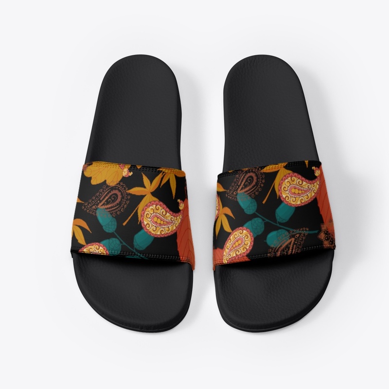 Fall Leaves and Paisleys