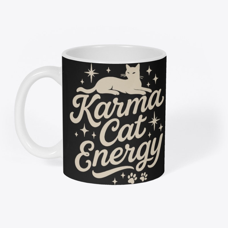 Karma Cute Cat Energy T-shirt