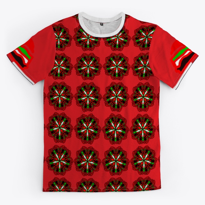 Patterned T-shirt: 4 color pattern