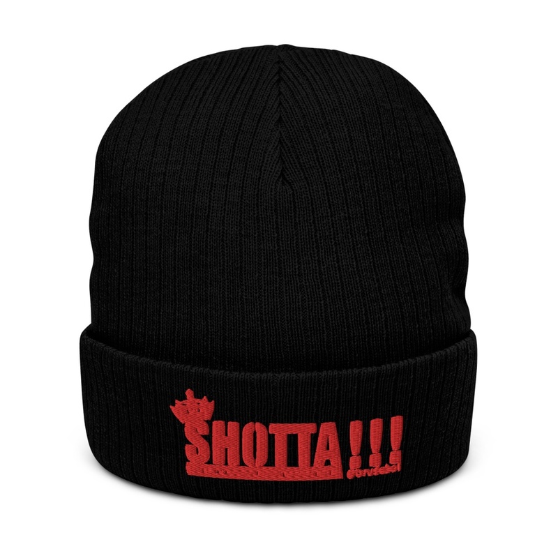 SHOTTA !!! Ribbed Knit Beanie