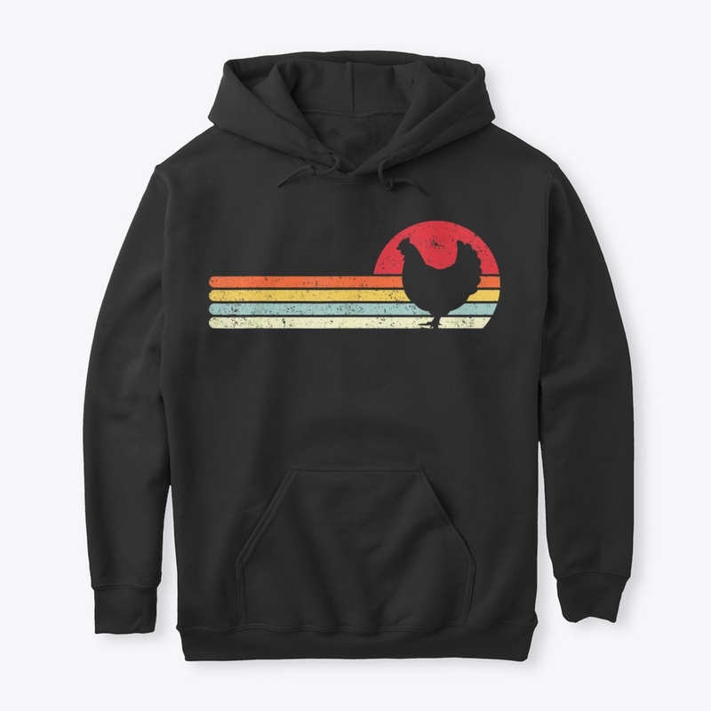 Chicken Shirt Retro Style T-Shirt Farmer