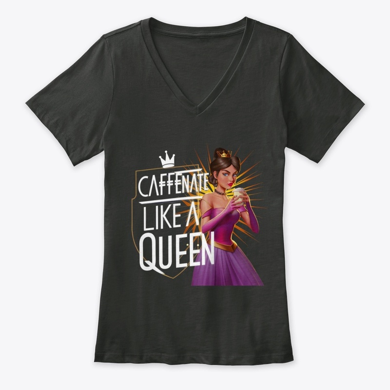 Queen of Caffeine Tee