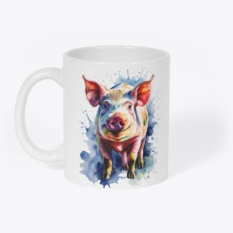 "Piggy Perfection Graphic T-Shirt"