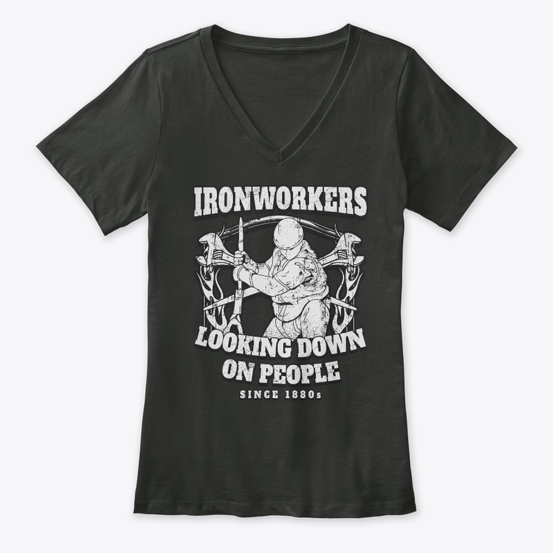 1880s Ironworkers Looking Down On People