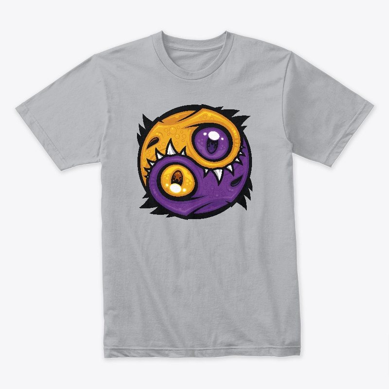 Gold and Purple Yin Yang Dragons