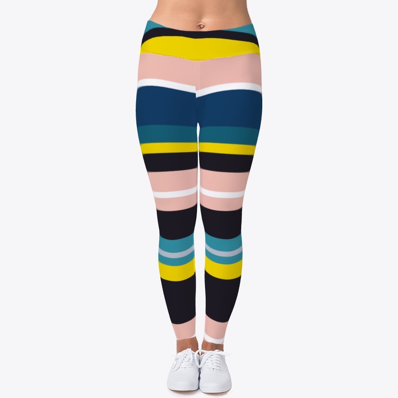 Classic Colorful Striped Art