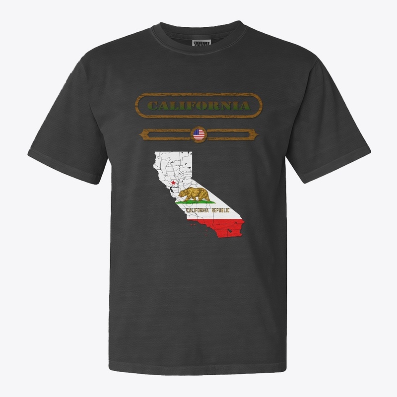 CALIFORNIA MAP, CALIFORNIA. SAMER BRASIL