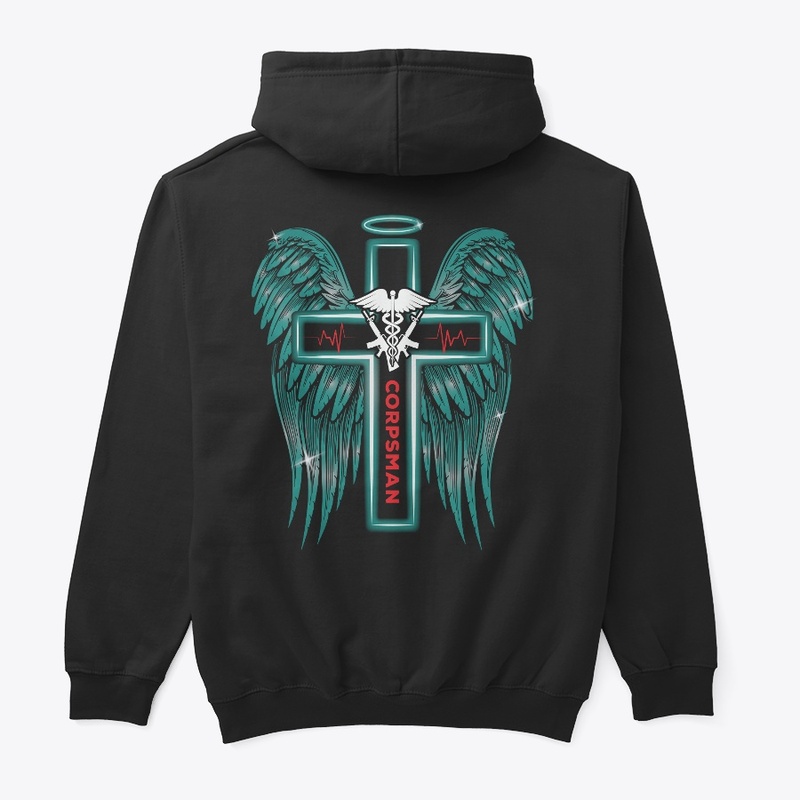 Corpsman Wings Of Faith Hoodie