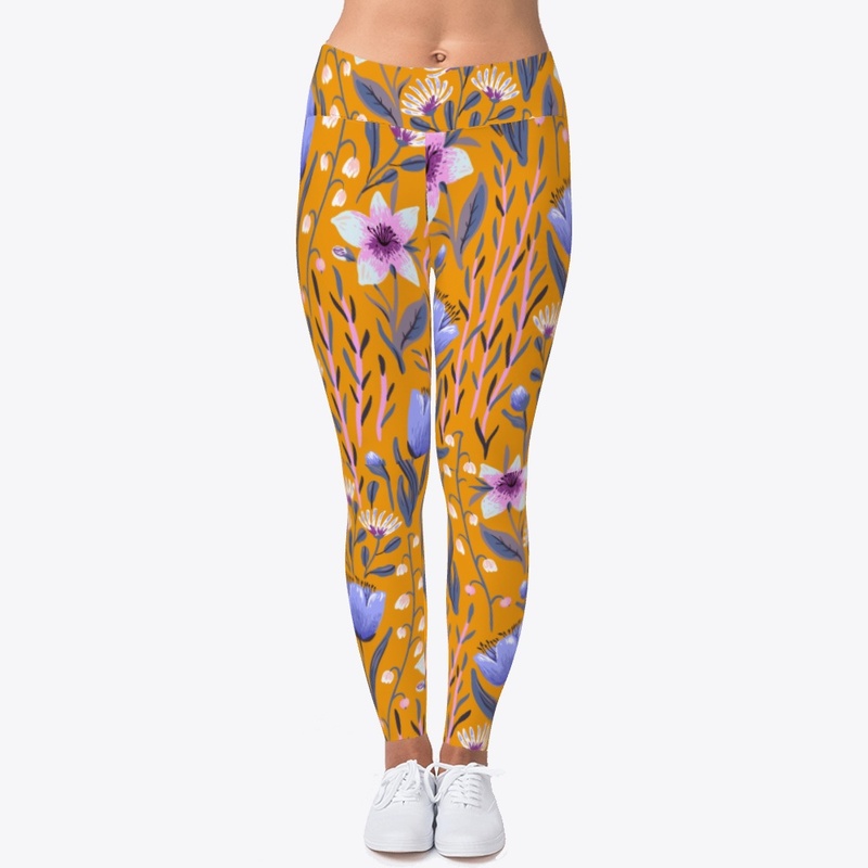 Flores over print