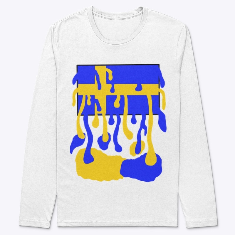 Sweden flag liquid.