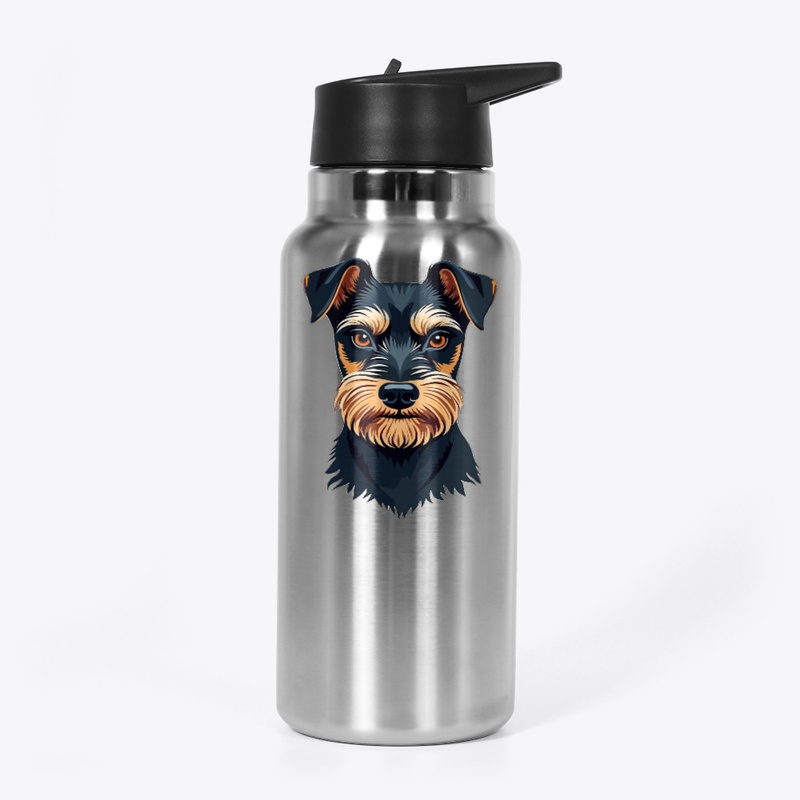 Beautiful Mini Schnauzer Illustration